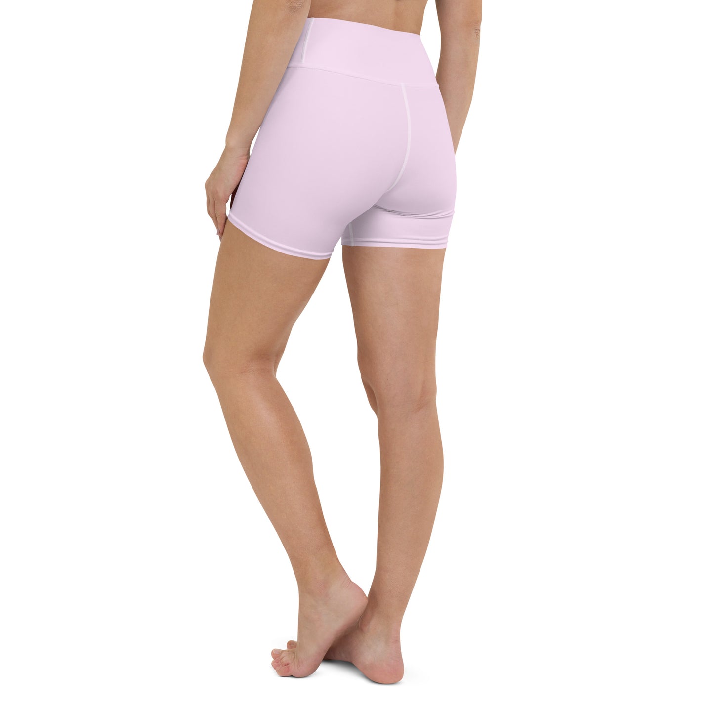 Lilac High-Rise Yoga Shorts