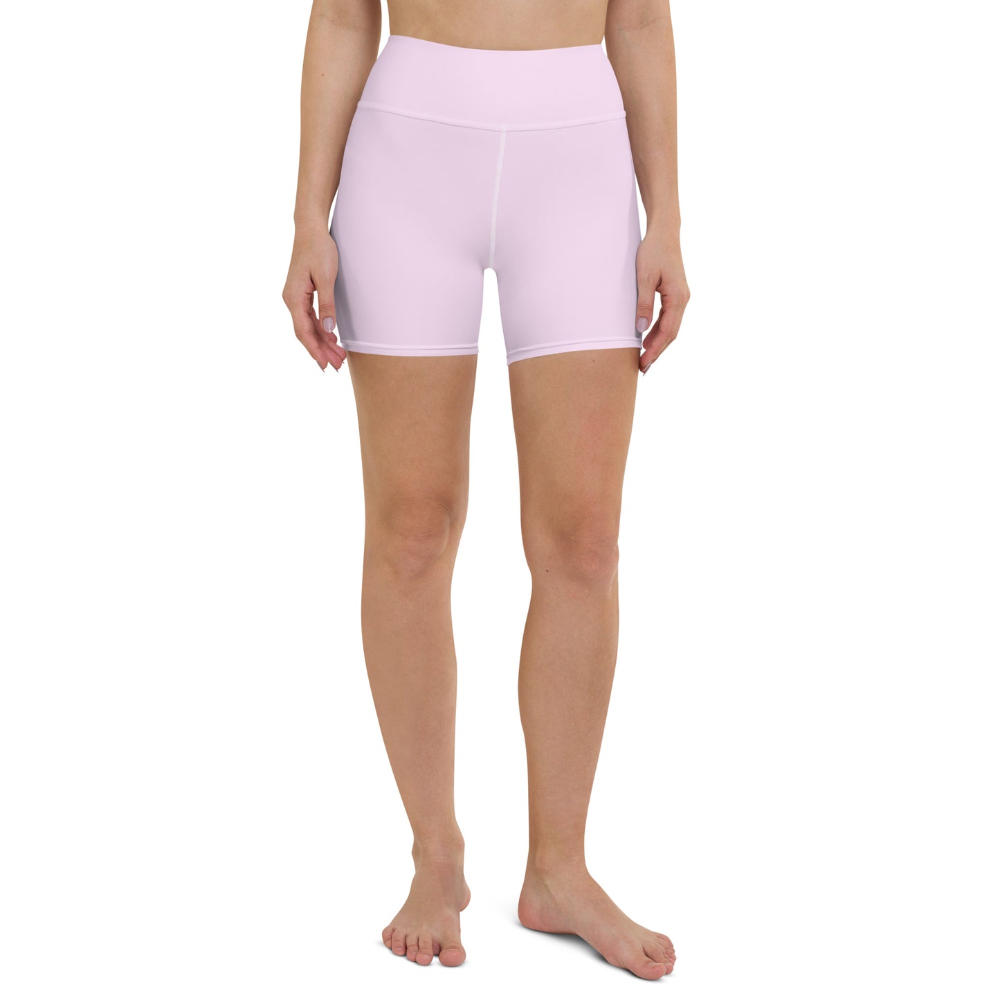 Lilac High-Rise Yoga Shorts