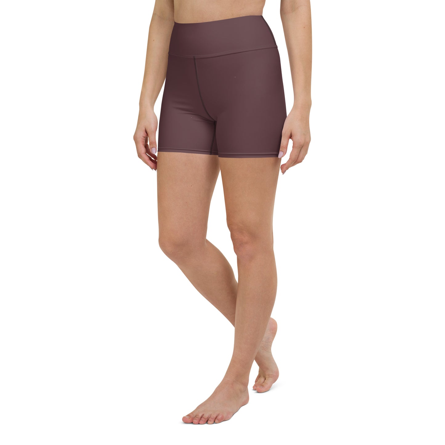 Espresso High-Rise Yoga Shorts