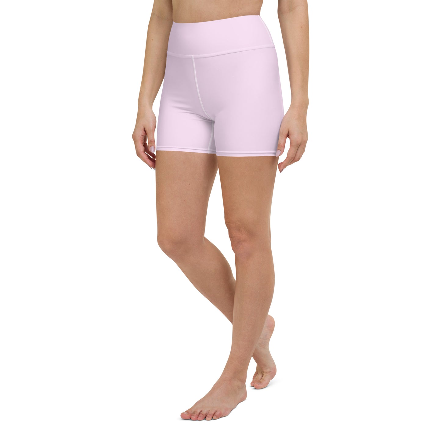 Lilac High-Rise Yoga Shorts