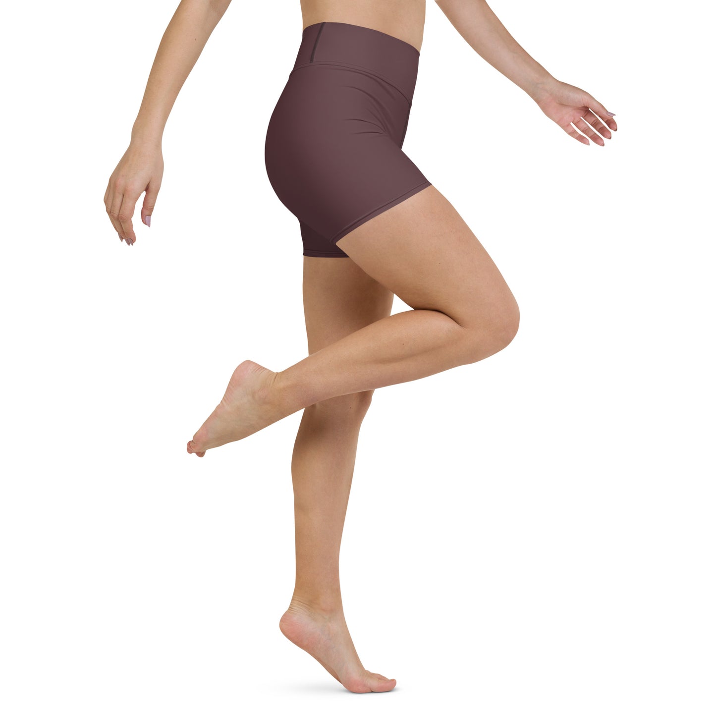 Espresso High-Rise Yoga Shorts