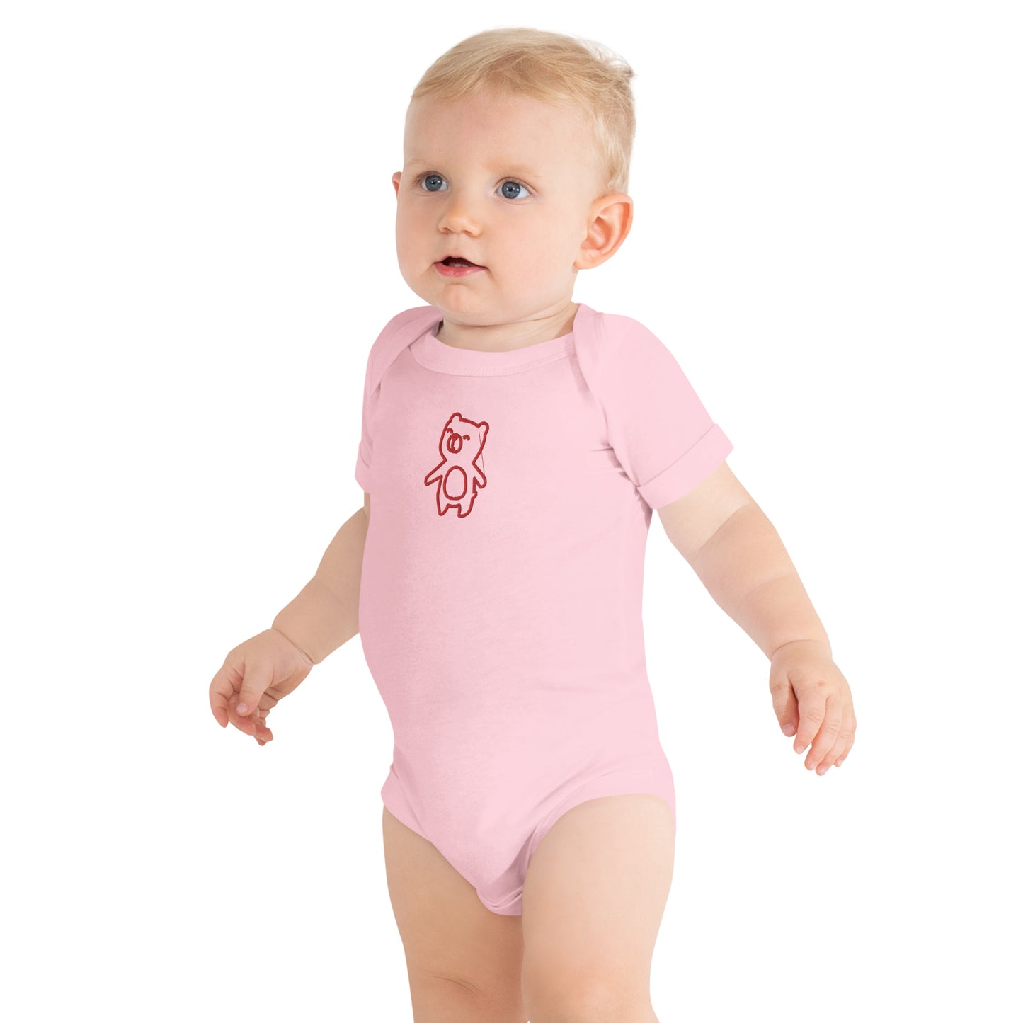 Teddy Baby Short Sleeve One Piece