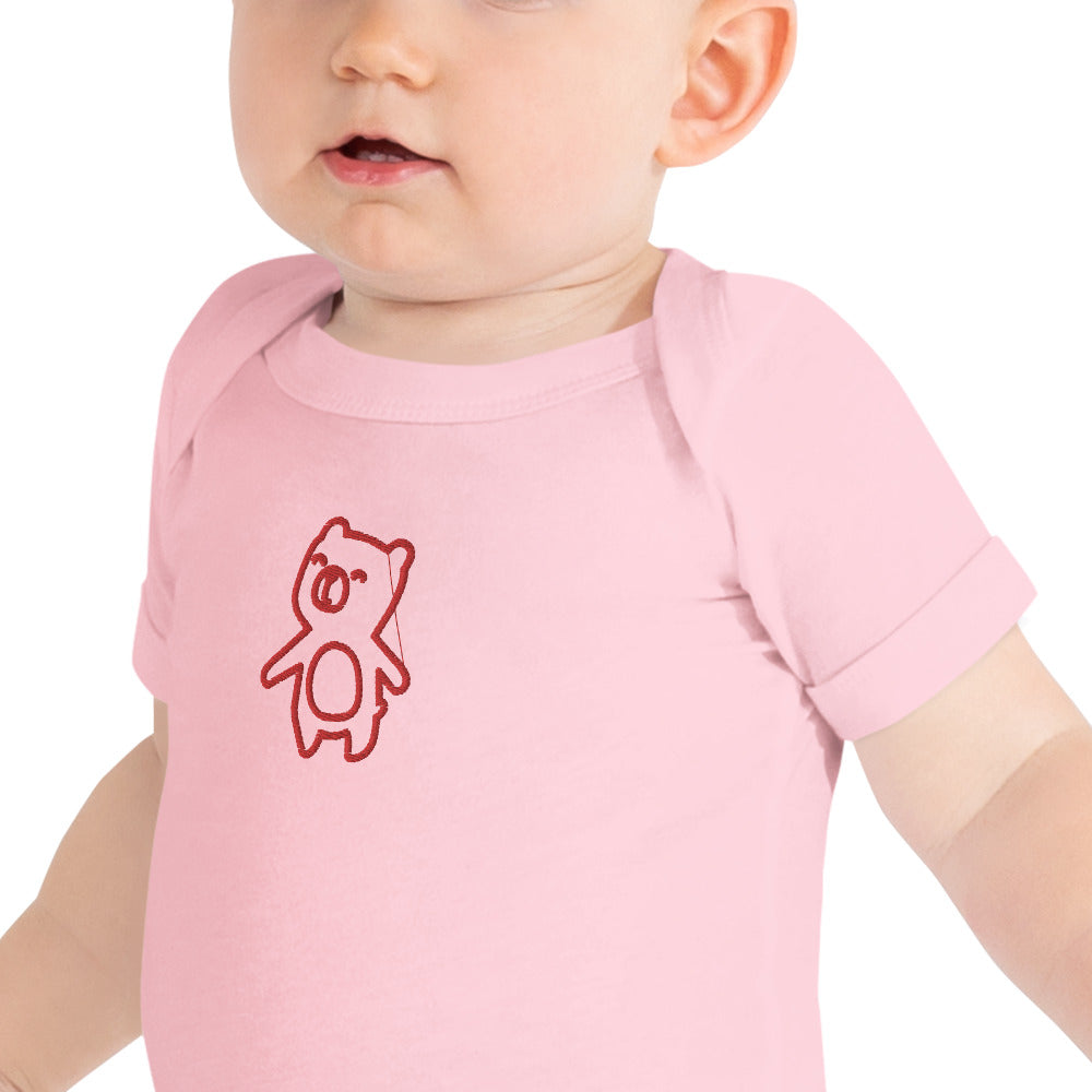 Teddy Baby Short Sleeve One Piece