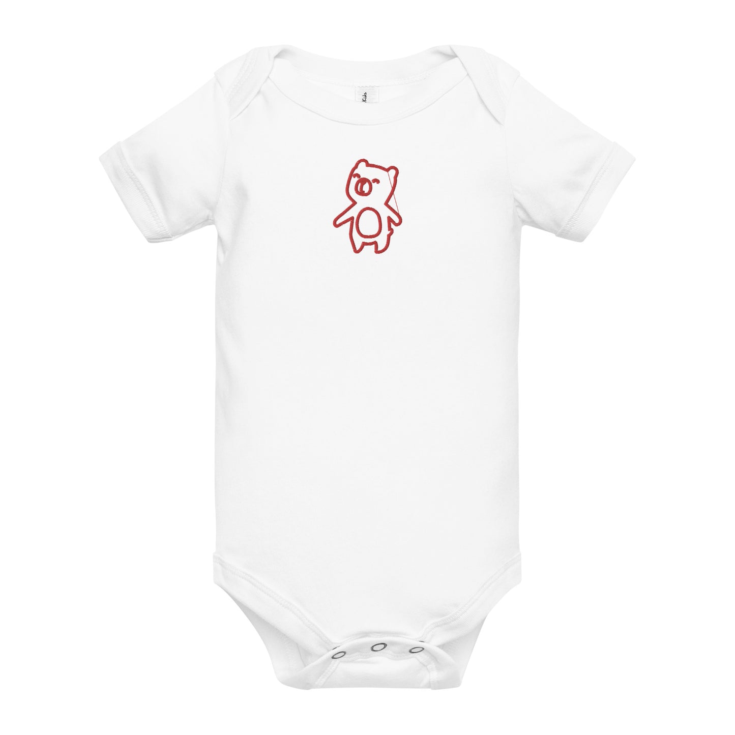 Teddy Baby Short Sleeve One Piece