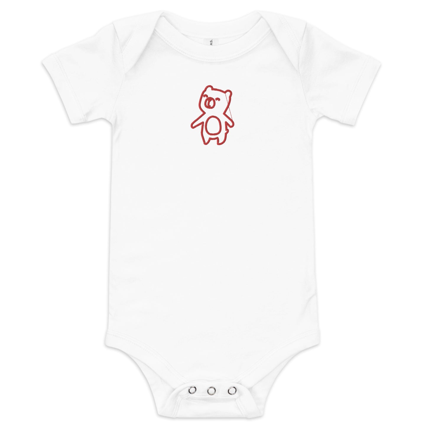 Teddy Baby Short Sleeve One Piece