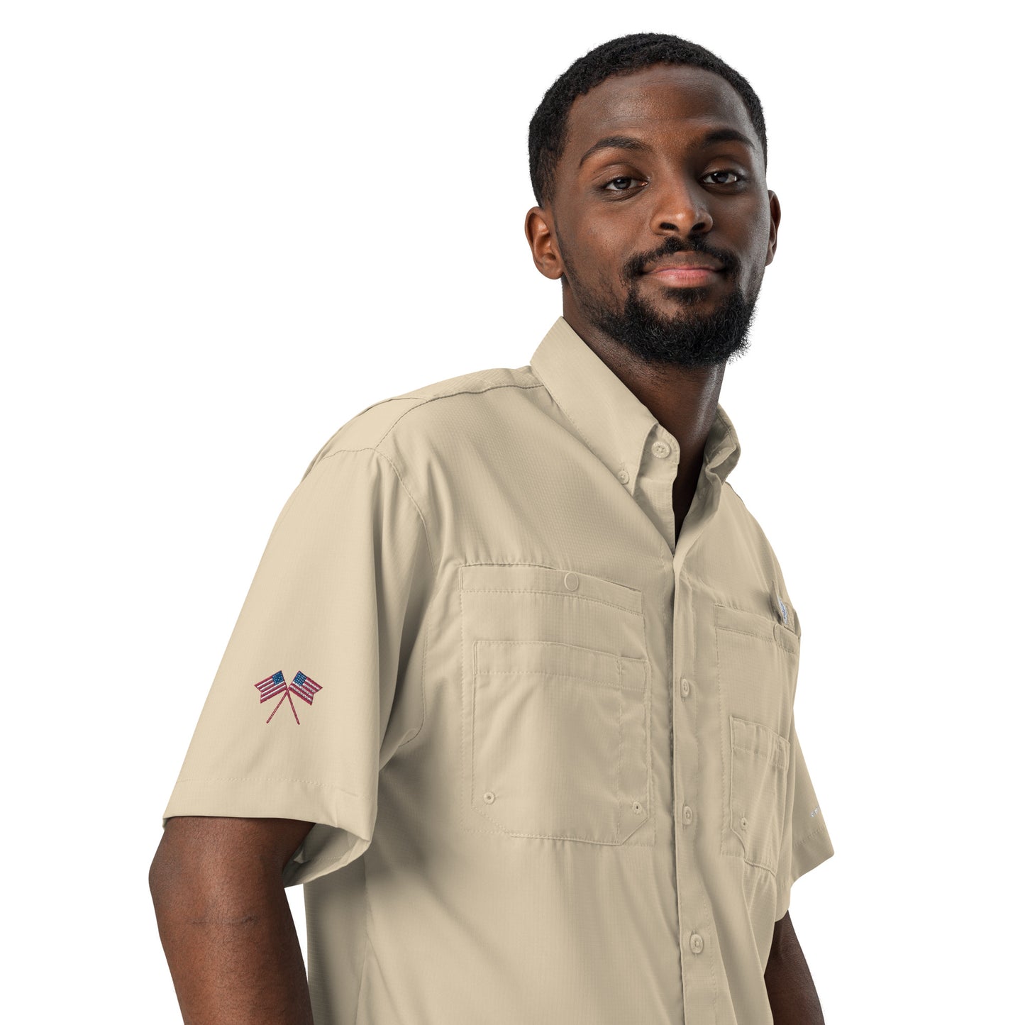 Men’s Columbia Short Sleeve Button Shirt