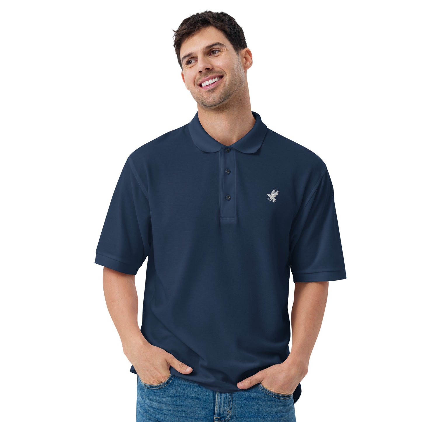 US Eagle Men's Premium Polo Shirt