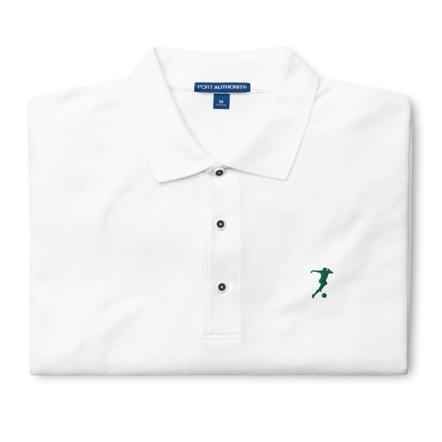 Soccer Player Men's Premium Polo