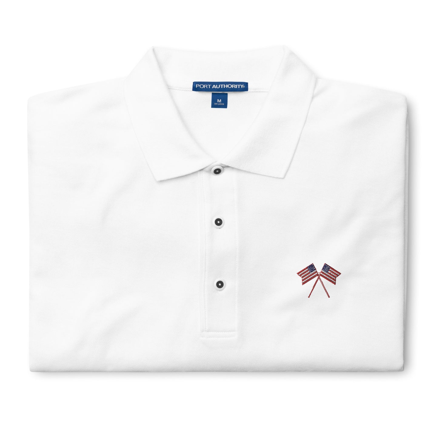 American Flag Men's Premium Polo