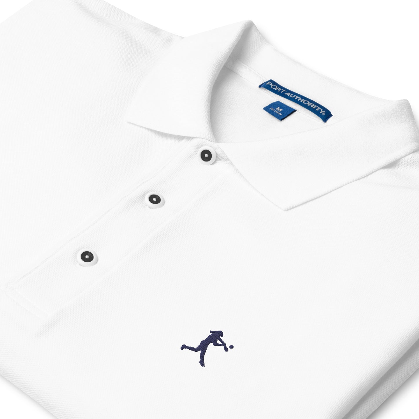 Baseball Player Men's Premium Polo