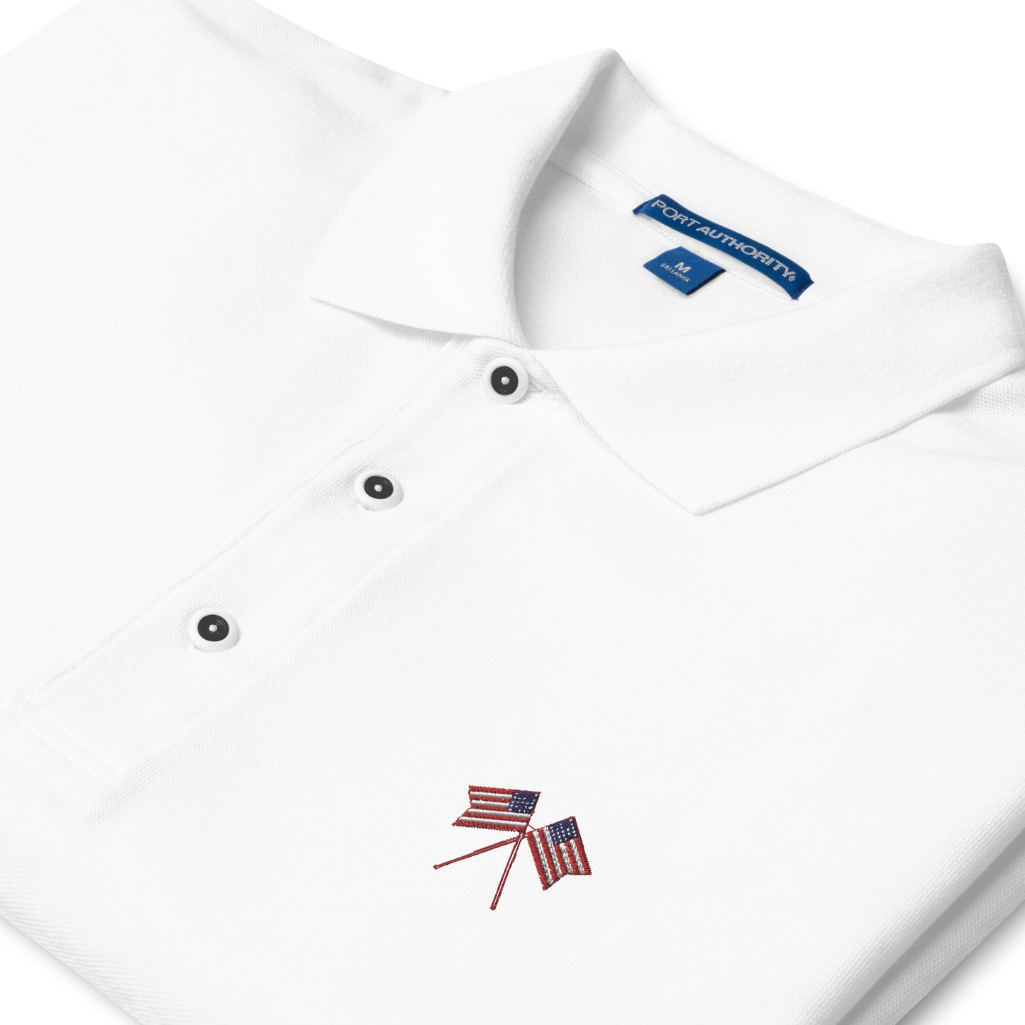 American Flag Men's Premium Polo