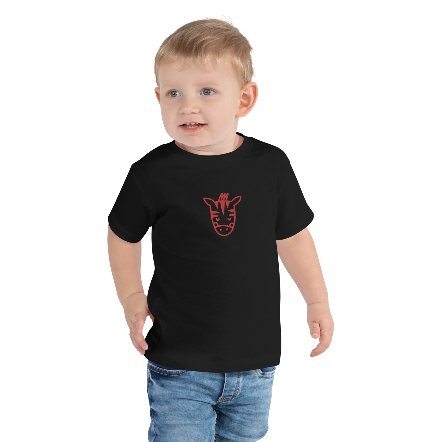 Zebra Toddler Short Sleeve Tee