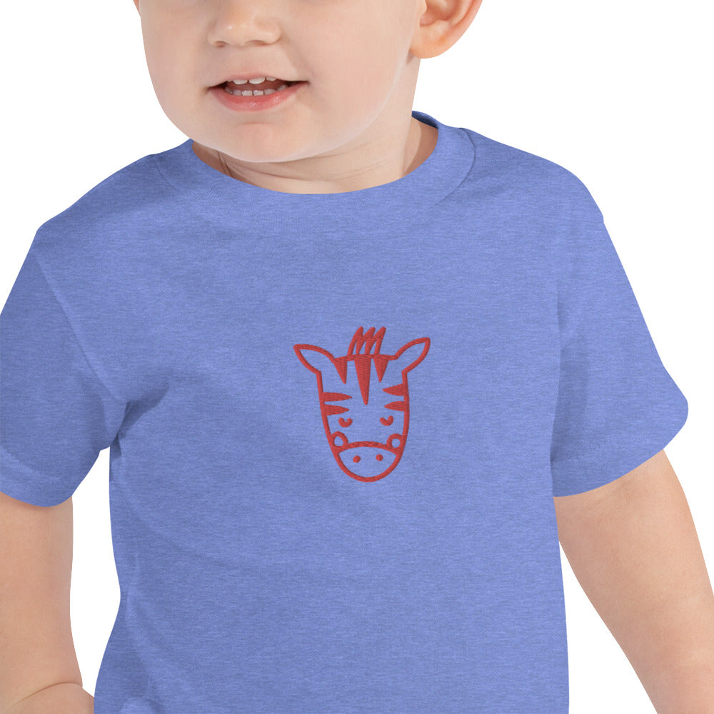 Zebra Toddler Short Sleeve Tee