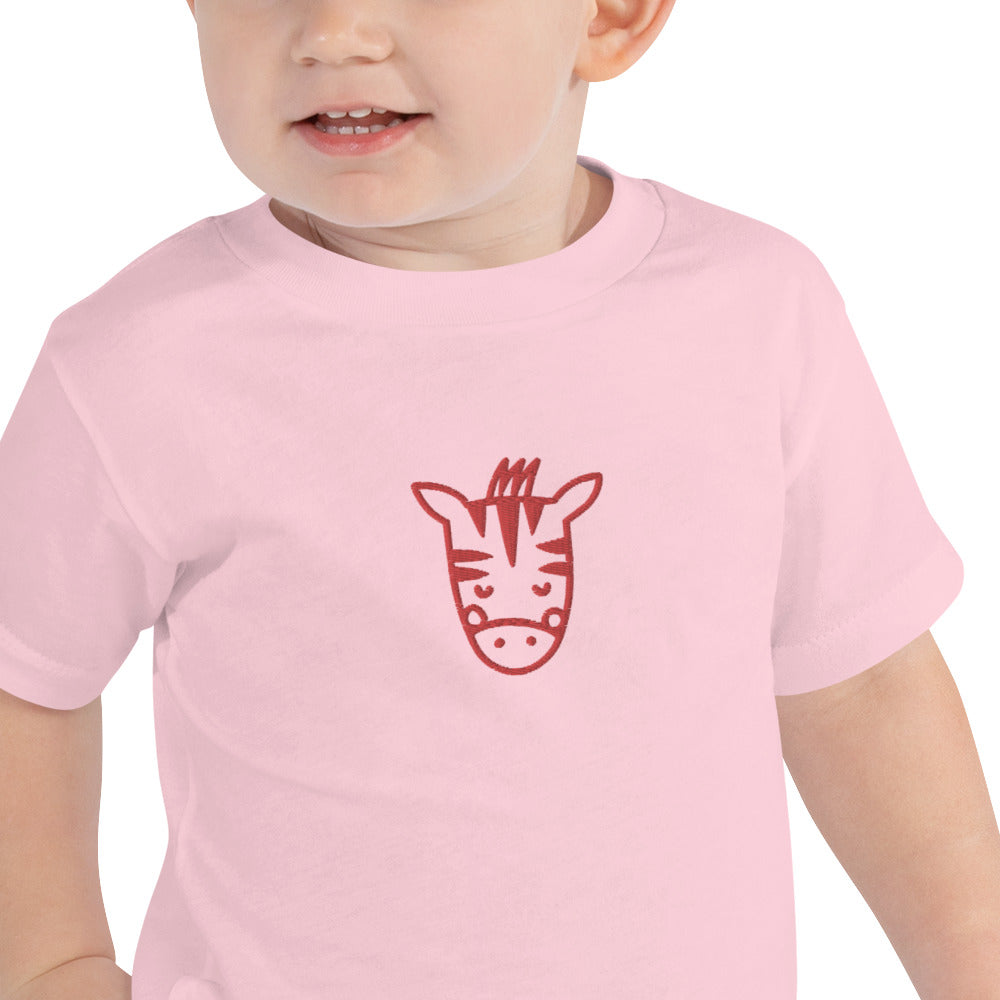 Zebra Toddler Short Sleeve Tee