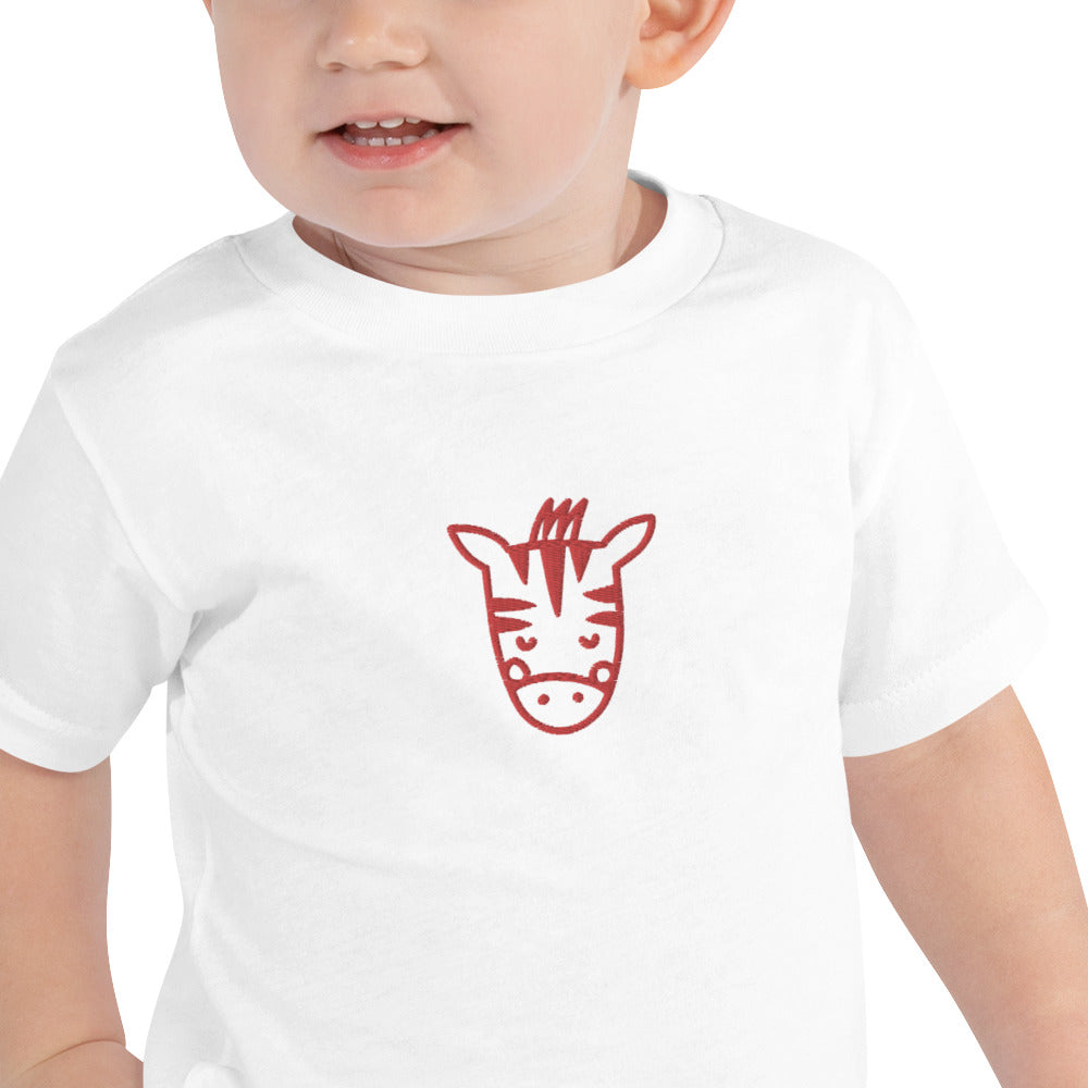 Zebra Toddler Short Sleeve Tee