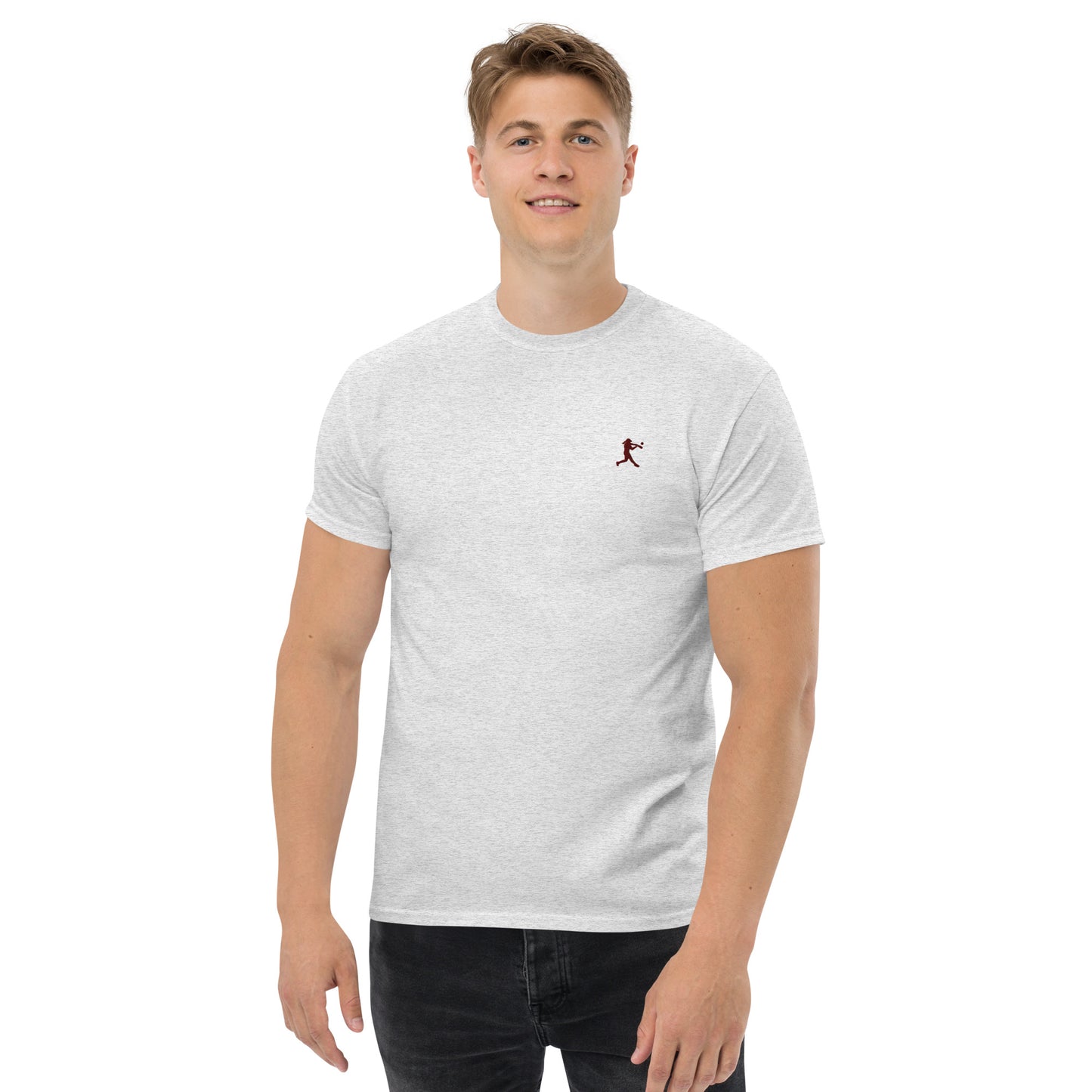 Baseball Player Men's Cotton T-Shirt