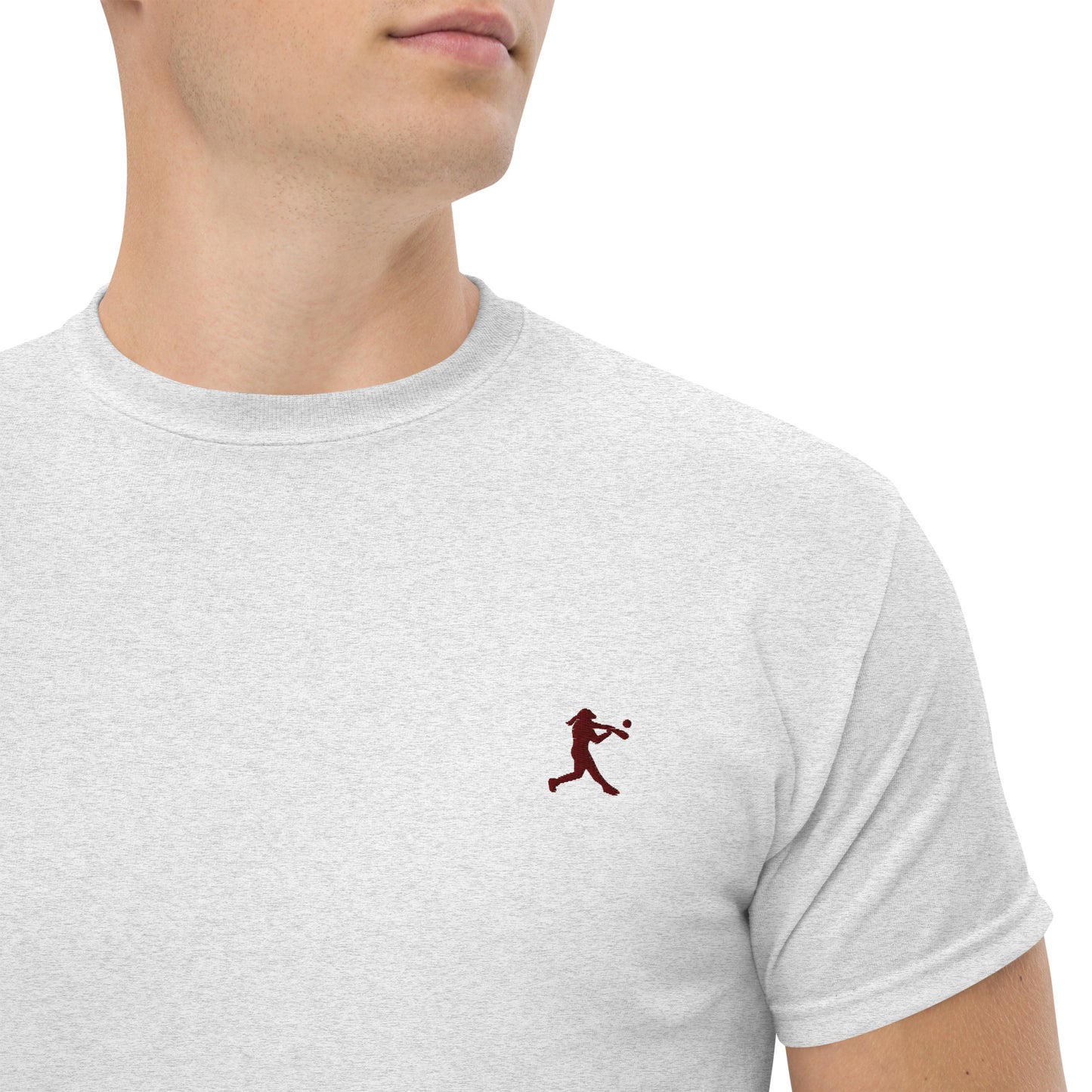 Baseball Player Men's Cotton T-Shirt