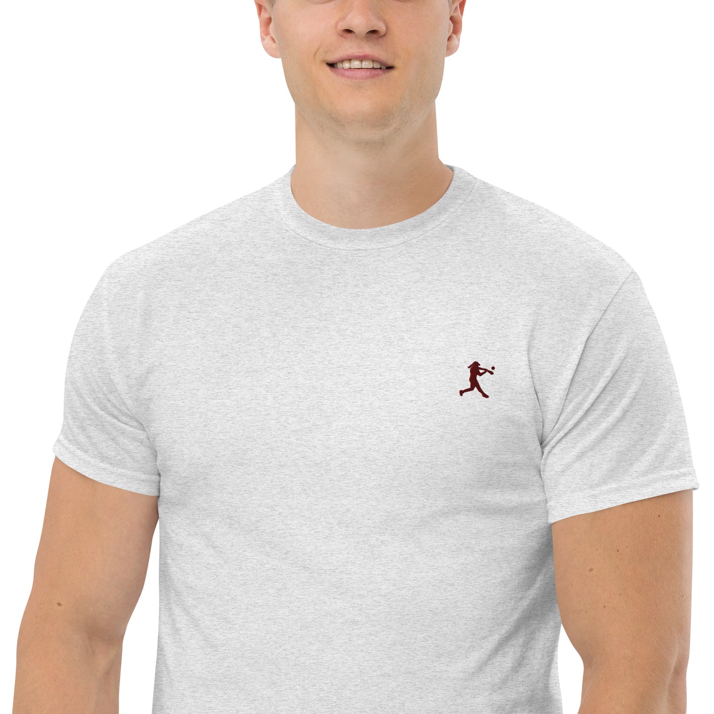 Baseball Player Men's Cotton T-Shirt