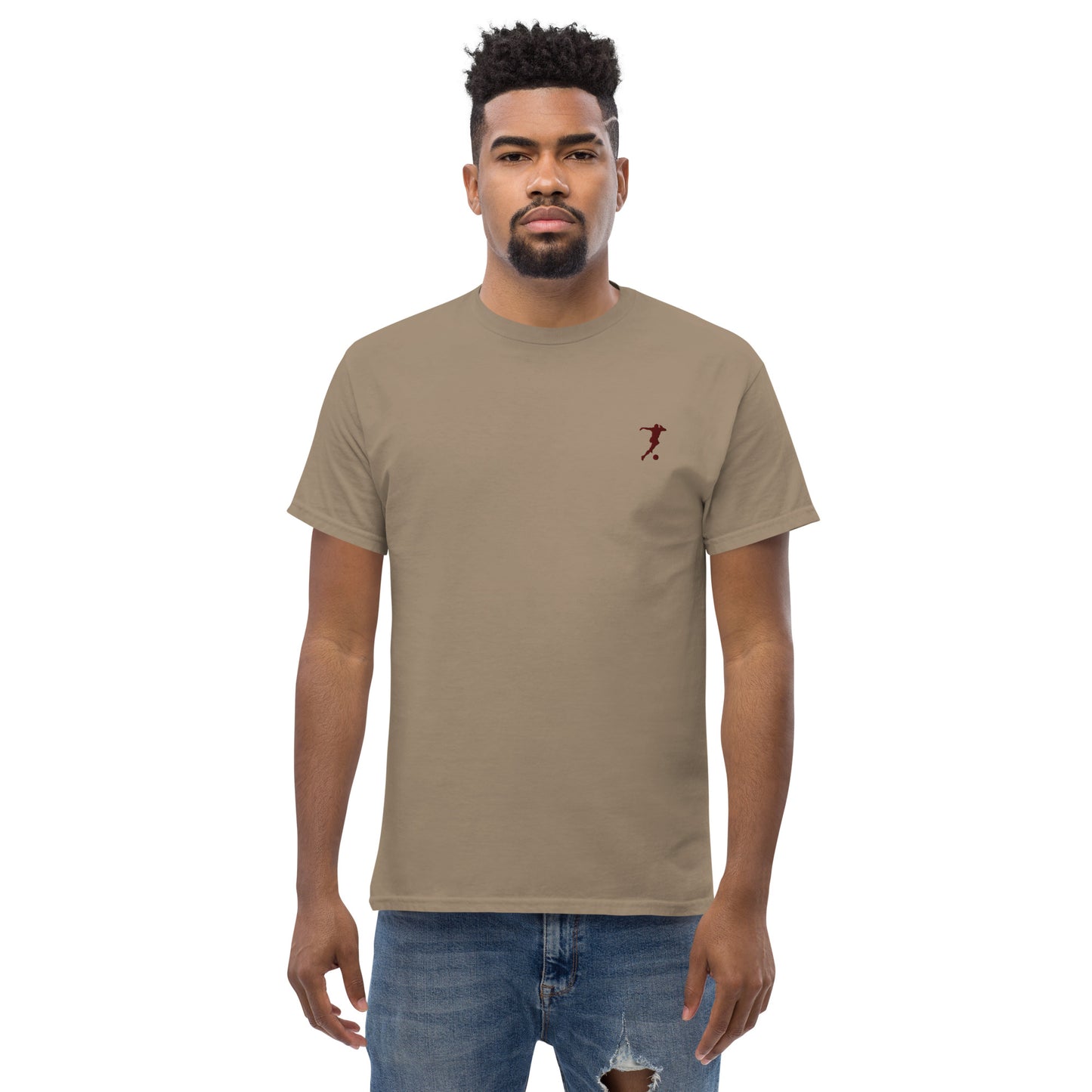 Soccer Player Men's Cotton T-Shirt