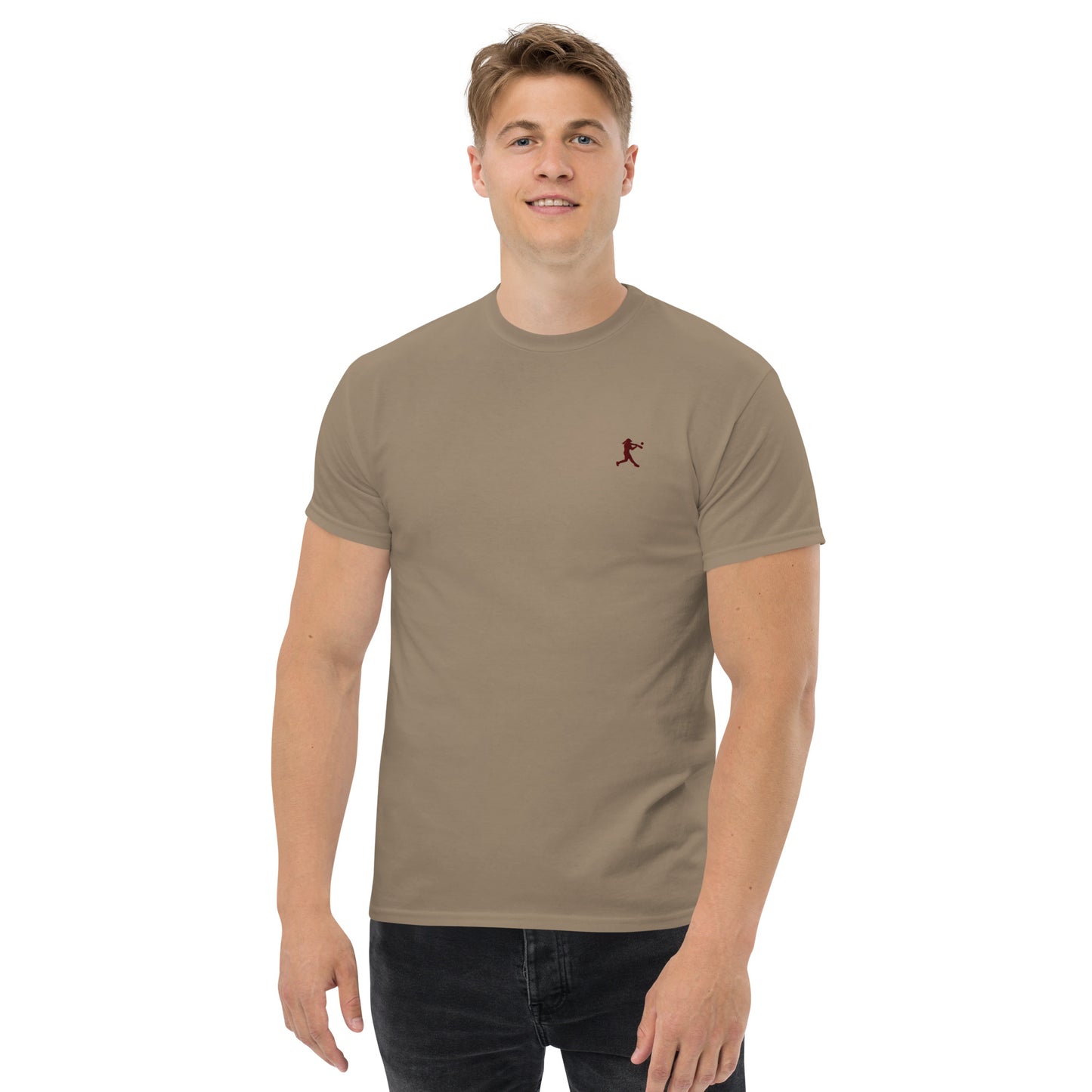 Baseball Player Men's Cotton T-Shirt