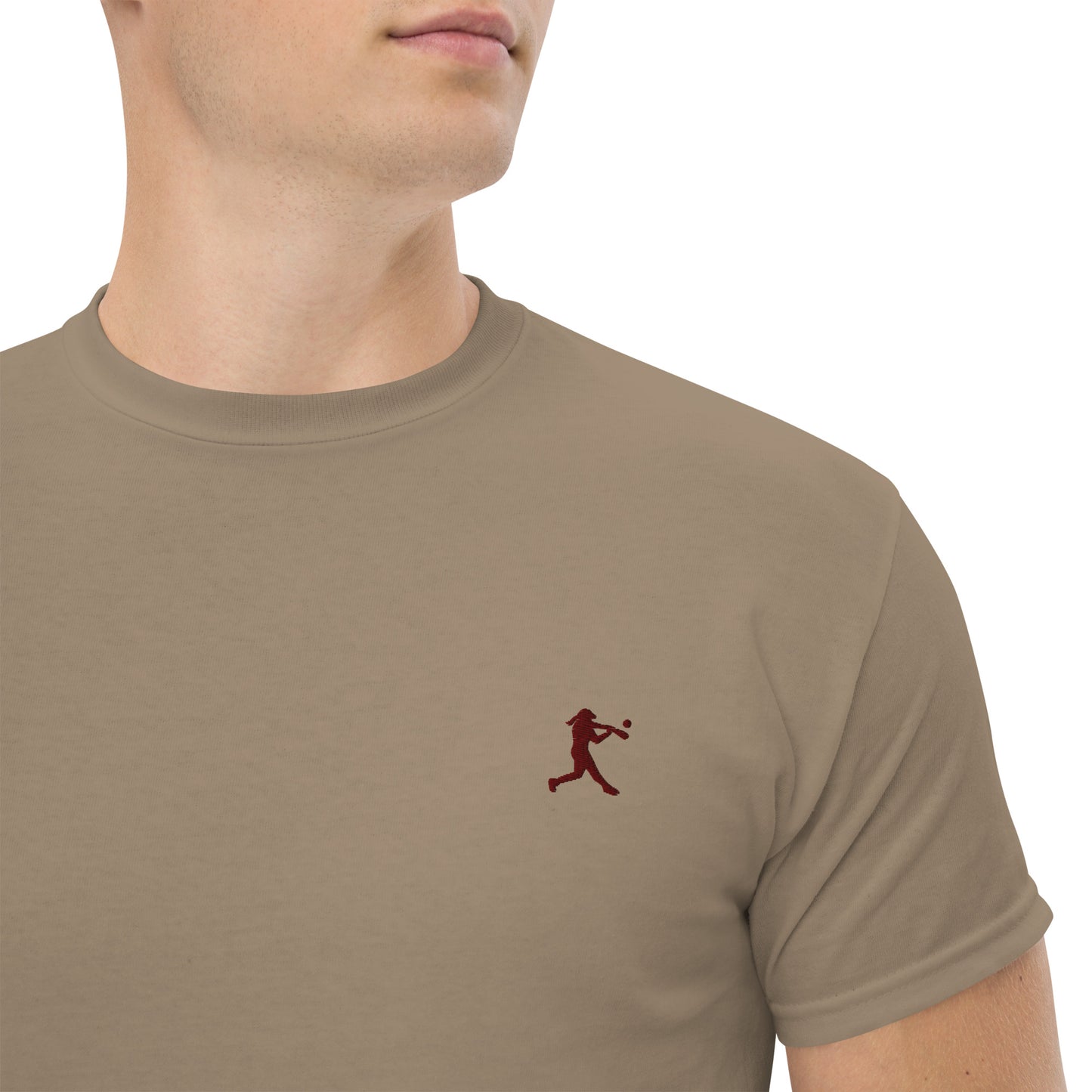 Baseball Player Men's Cotton T-Shirt