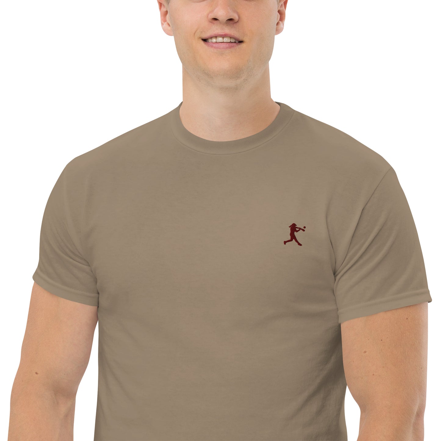 Baseball Player Men's Cotton T-Shirt