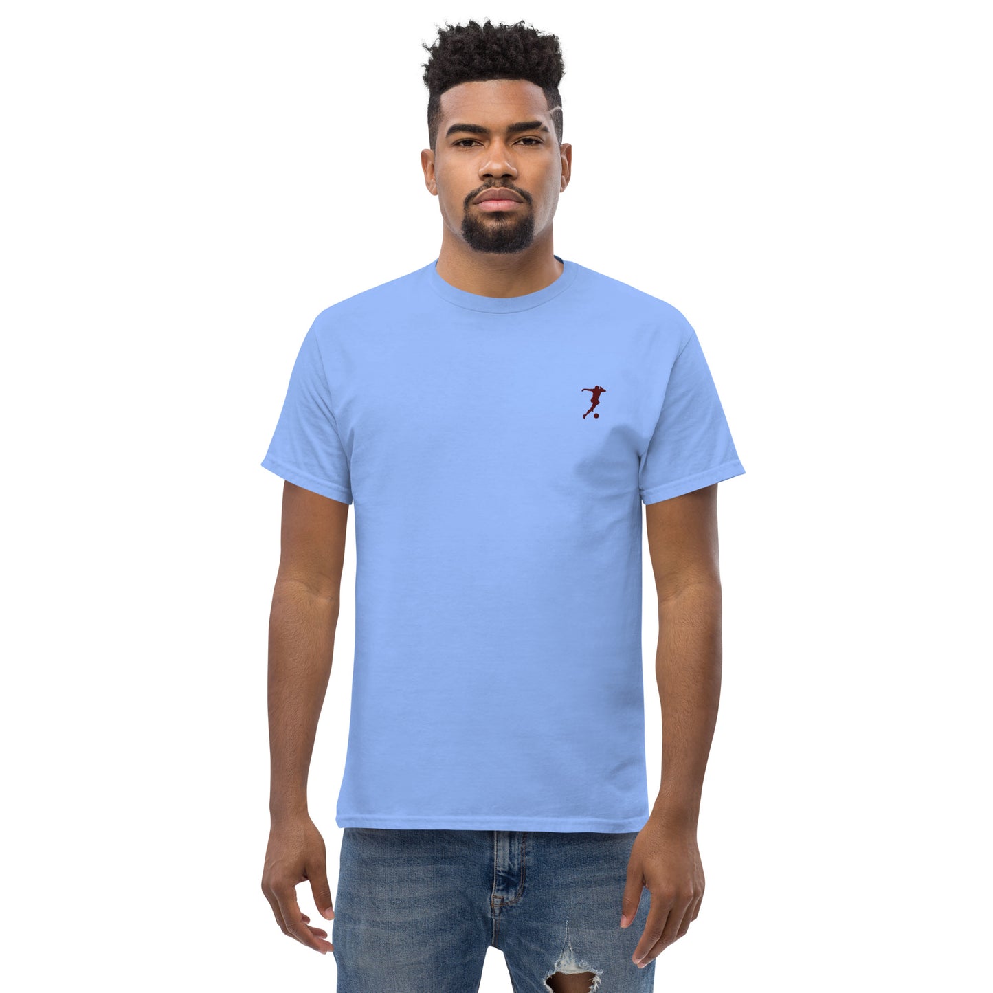 Soccer Player Men's Cotton T-Shirt