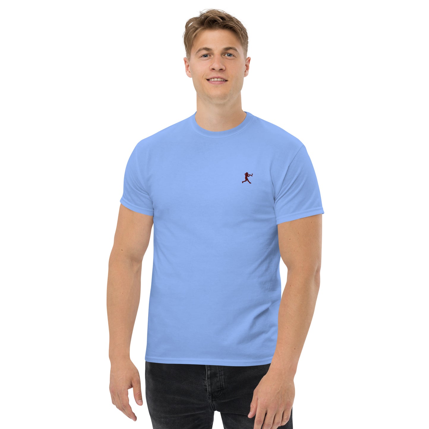 Baseball Player Men's Cotton T-Shirt