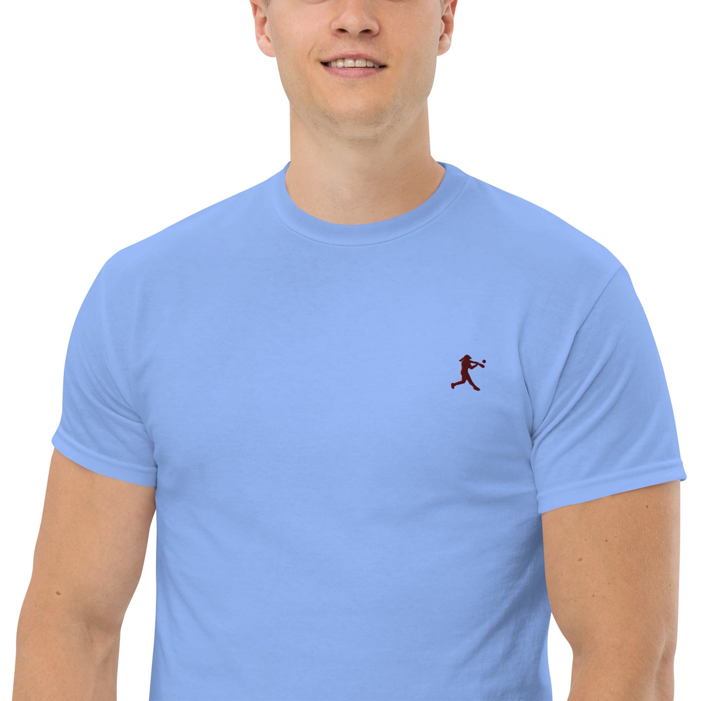 Baseball Player Men's Cotton T-Shirt