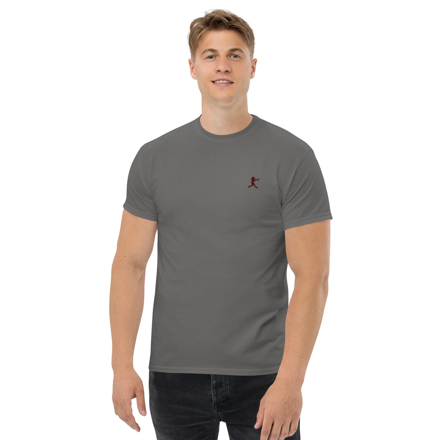 Baseball Player Men's Cotton T-Shirt