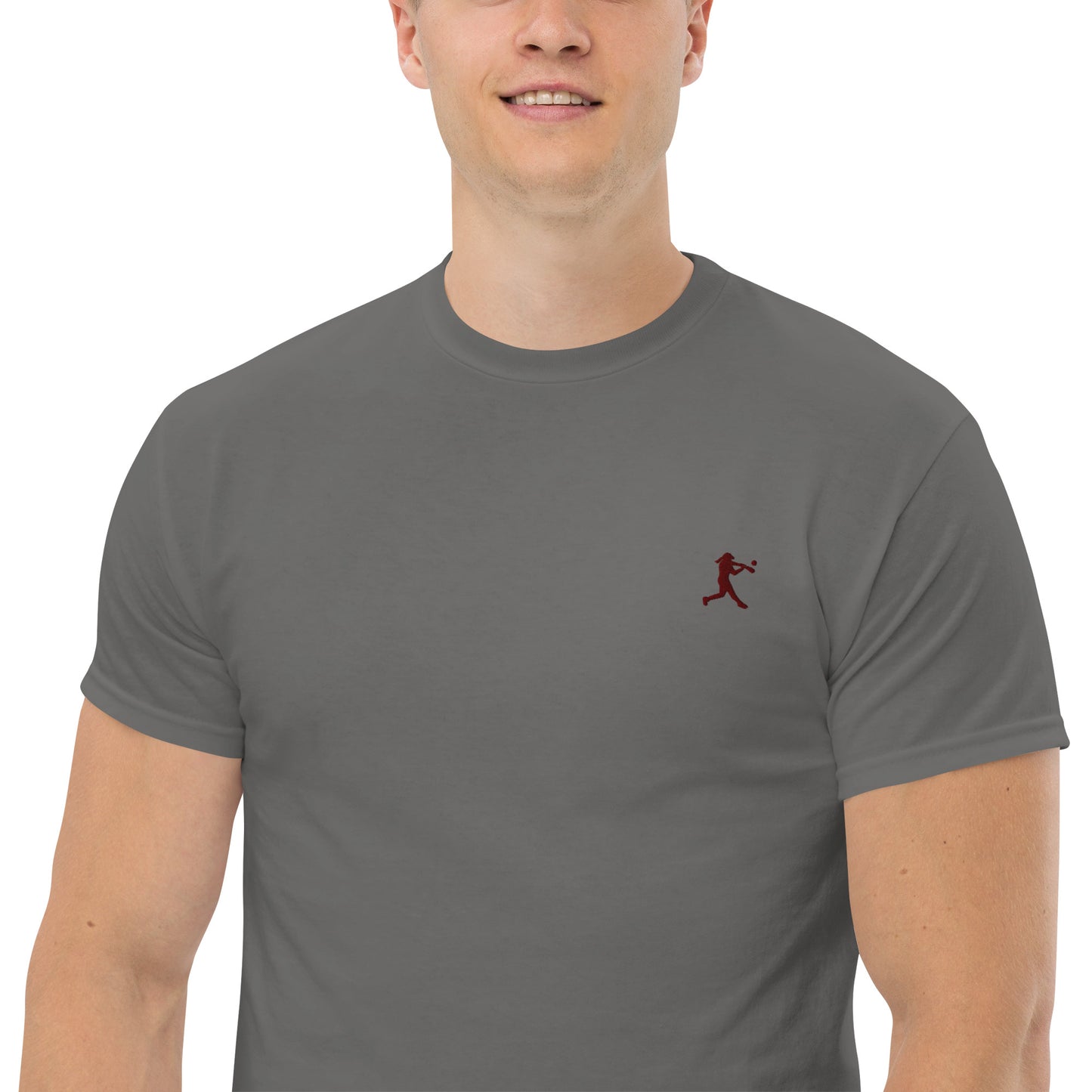 Baseball Player Men's Cotton T-Shirt