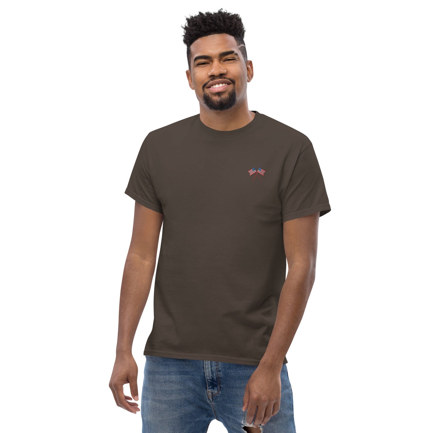 American Flag Men's Cotton T-Shirt