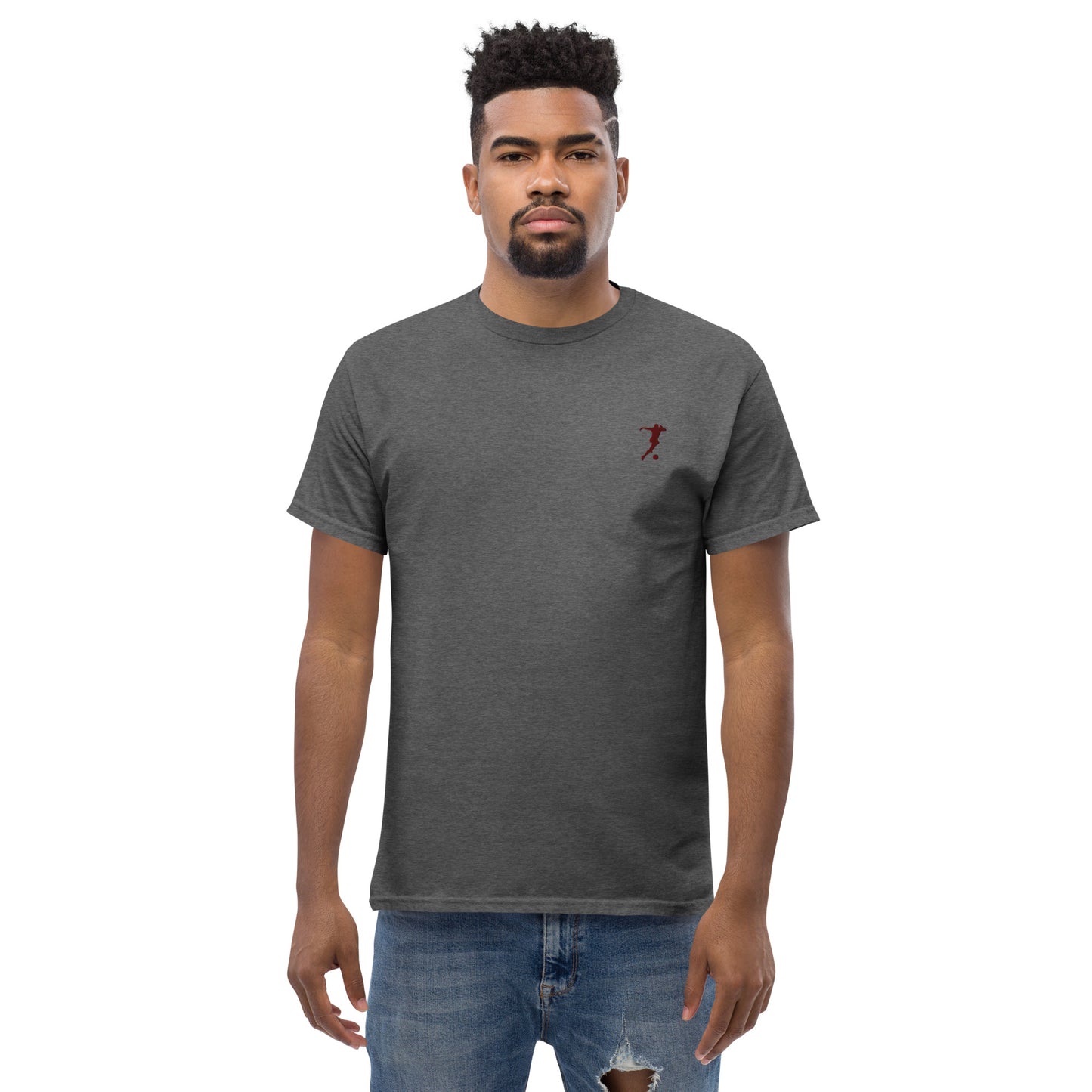 Soccer Player Men's Cotton T-Shirt