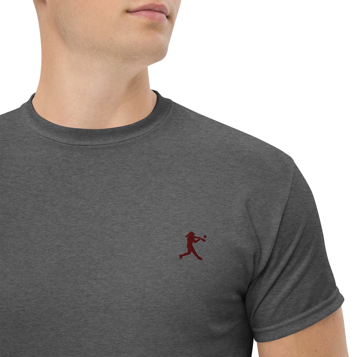 Baseball Player Men's Cotton T-Shirt