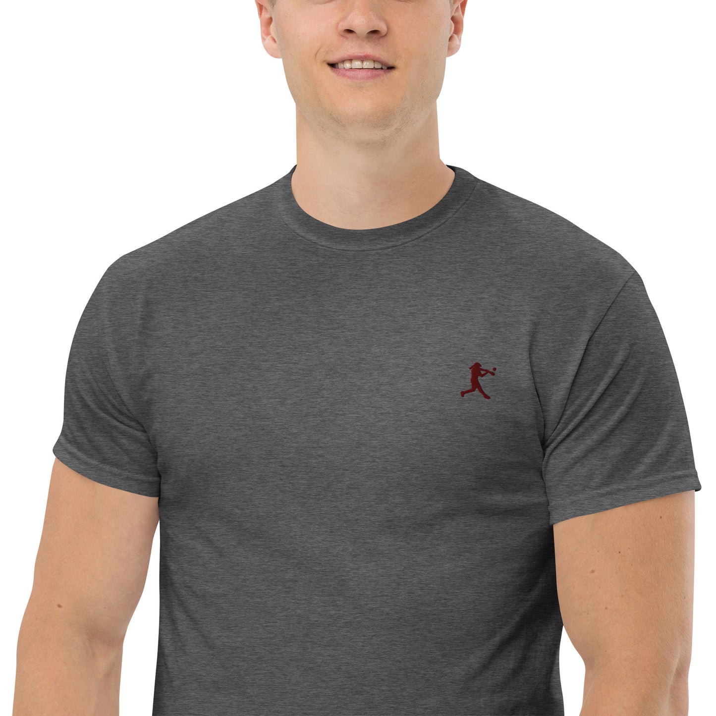 Baseball Player Men's Cotton T-Shirt