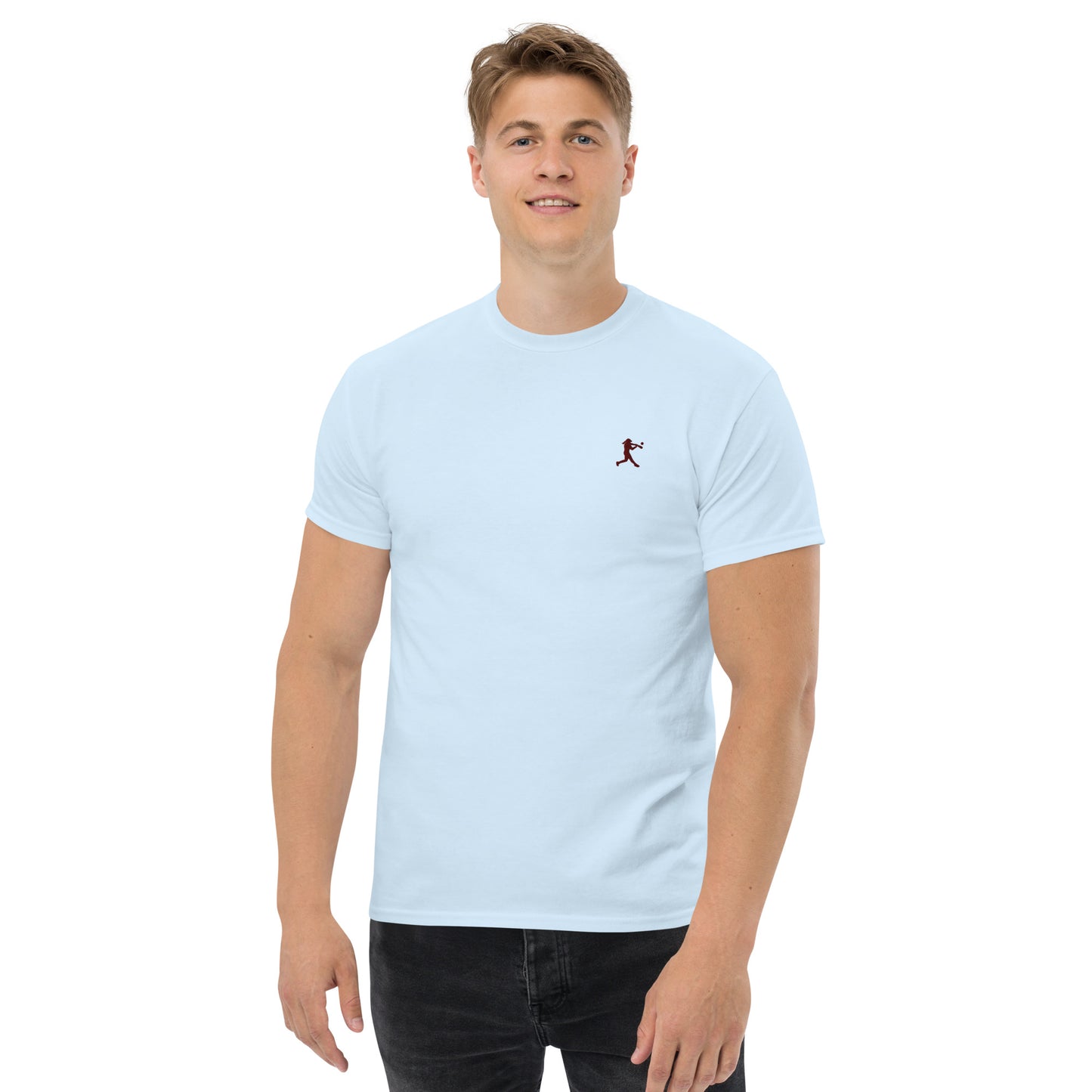 Baseball Player Men's Cotton T-Shirt