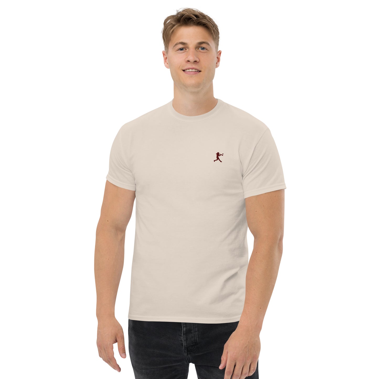 Baseball Player Men's Cotton T-Shirt