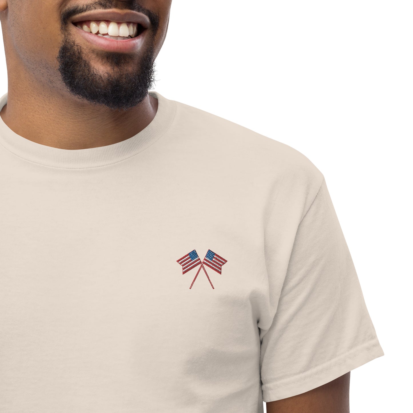 American Flag Men's Cotton T-Shirt