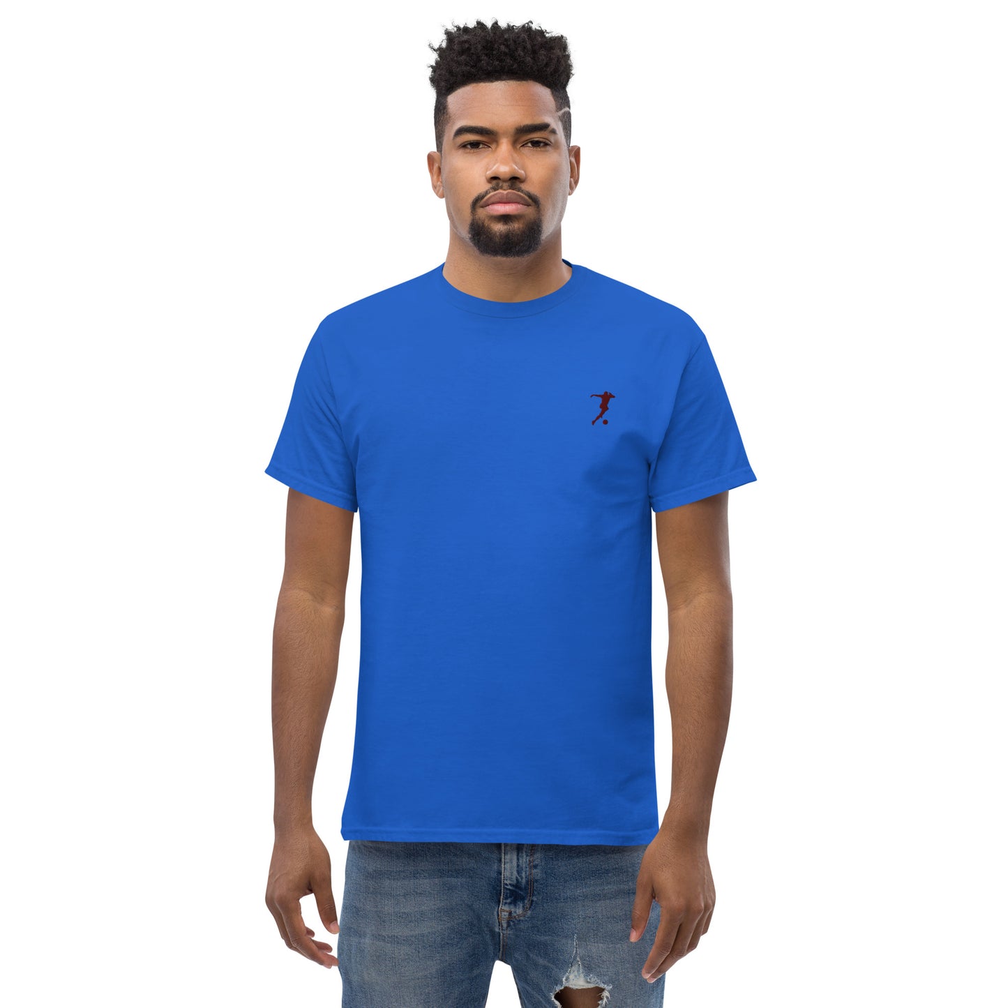 Soccer Player Men's Cotton T-Shirt