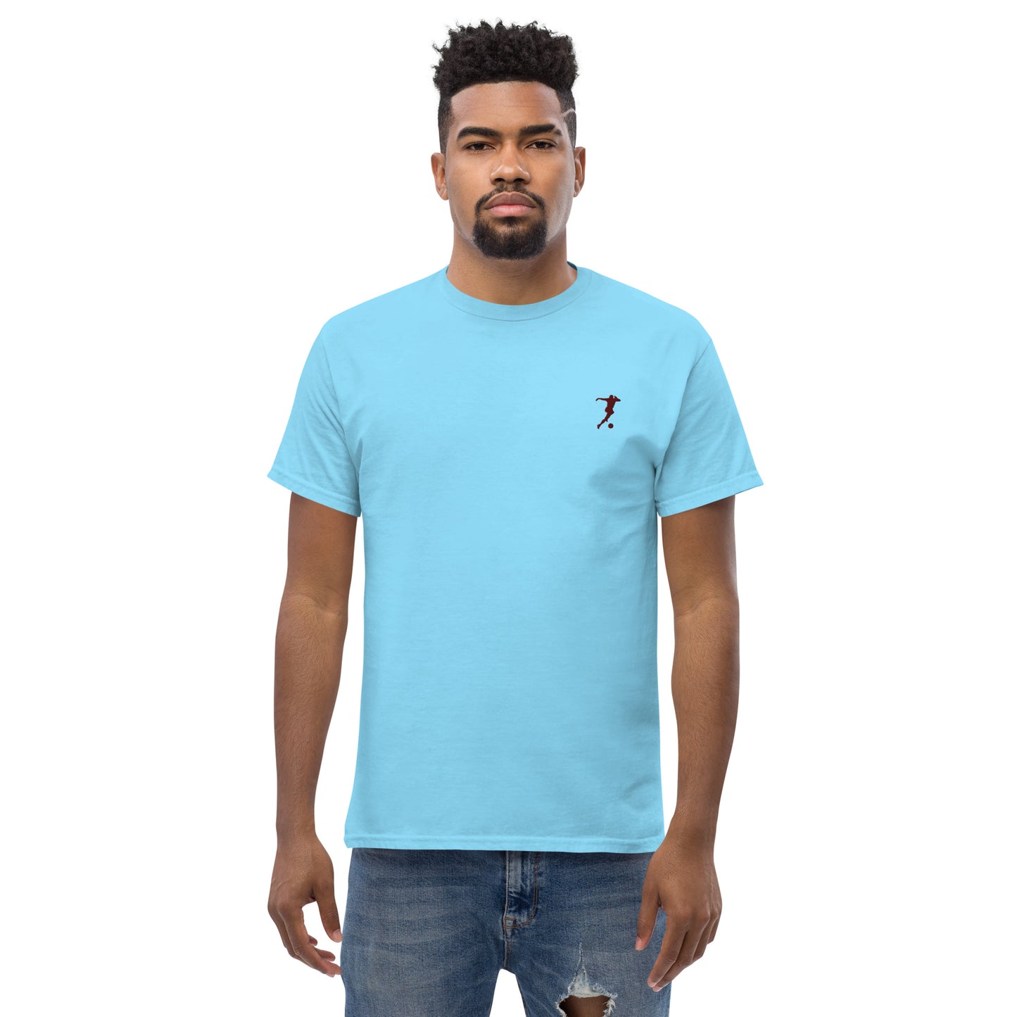 Soccer Player Men's Cotton T-Shirt