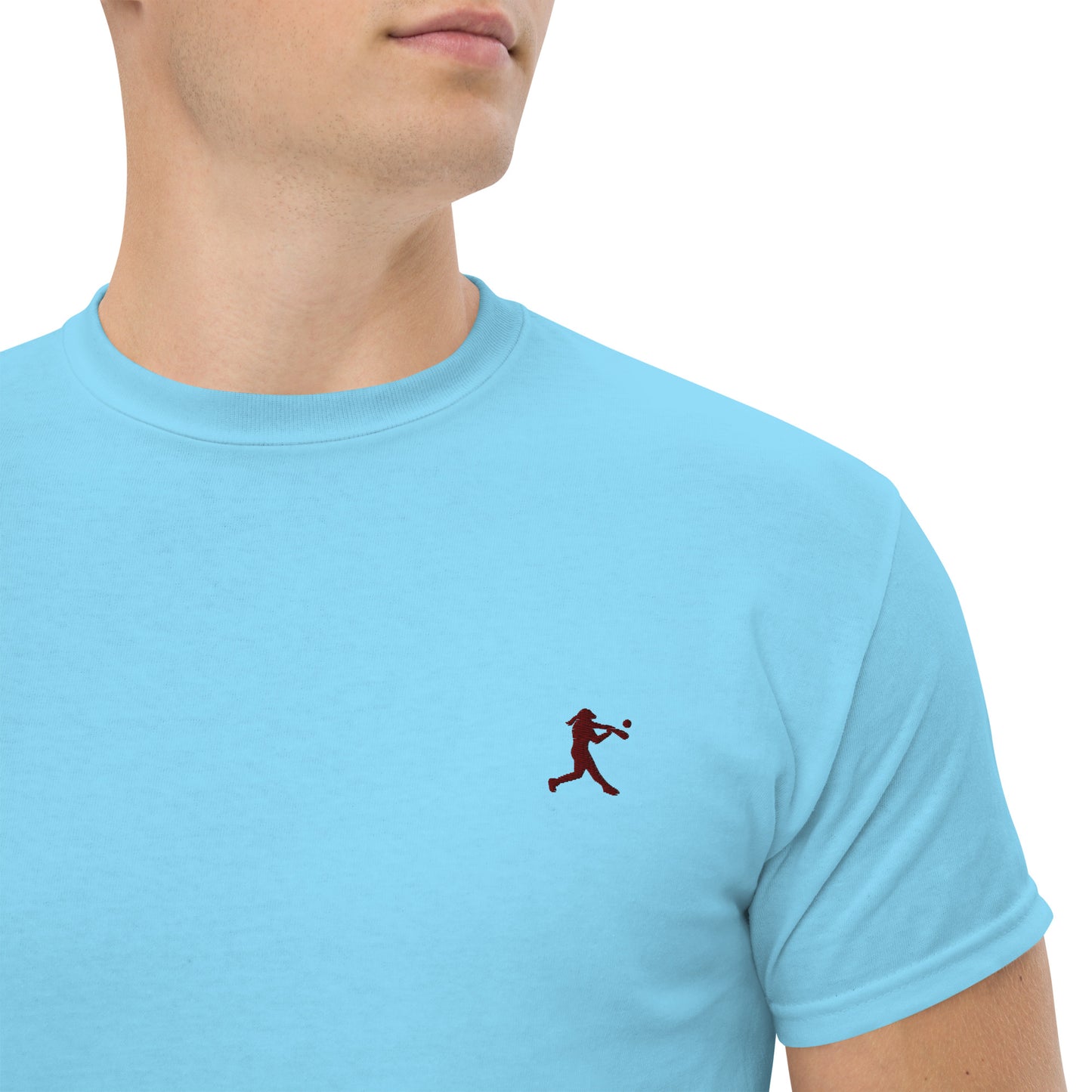 Baseball Player Men's Cotton T-Shirt