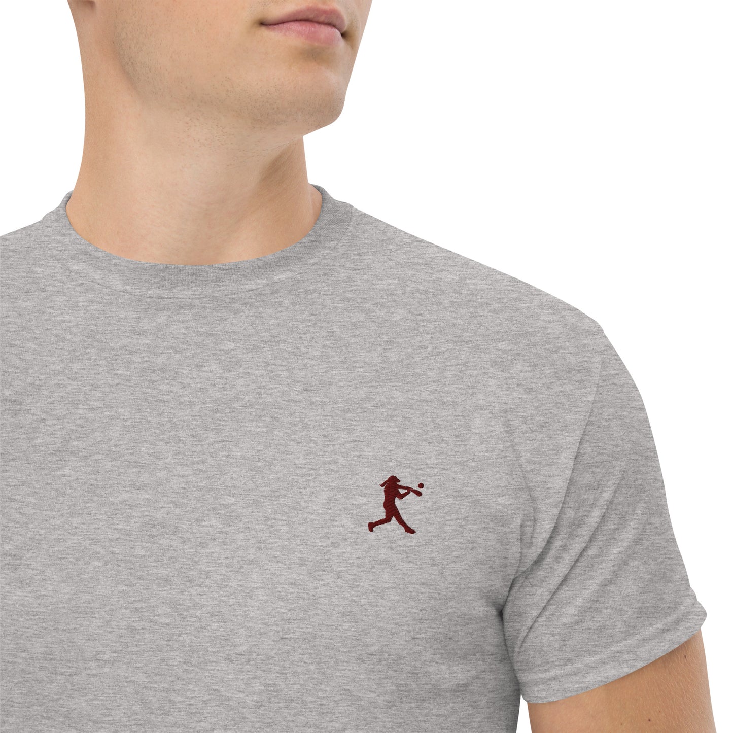 Baseball Player Men's Cotton T-Shirt