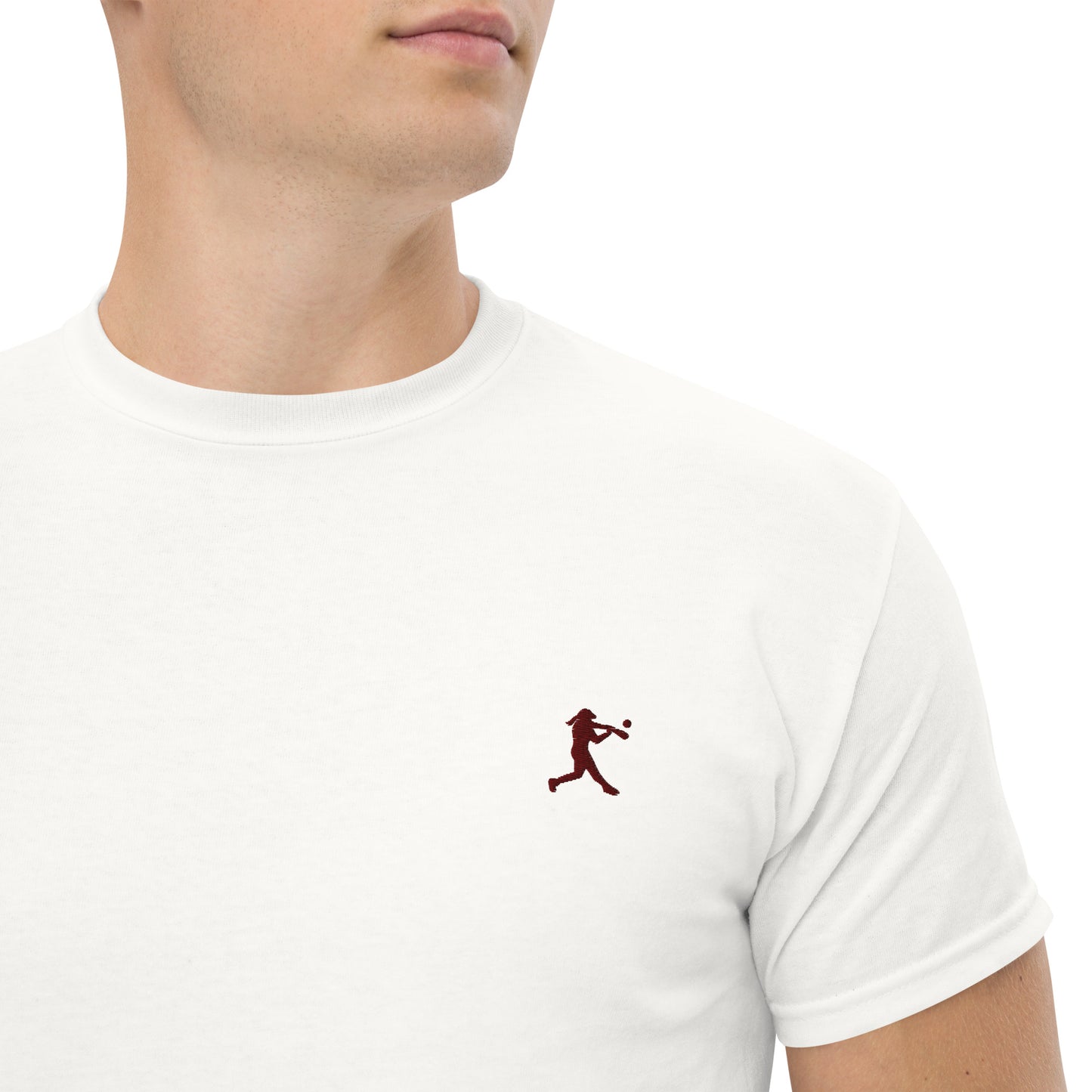 Baseball Player Men's Cotton T-Shirt