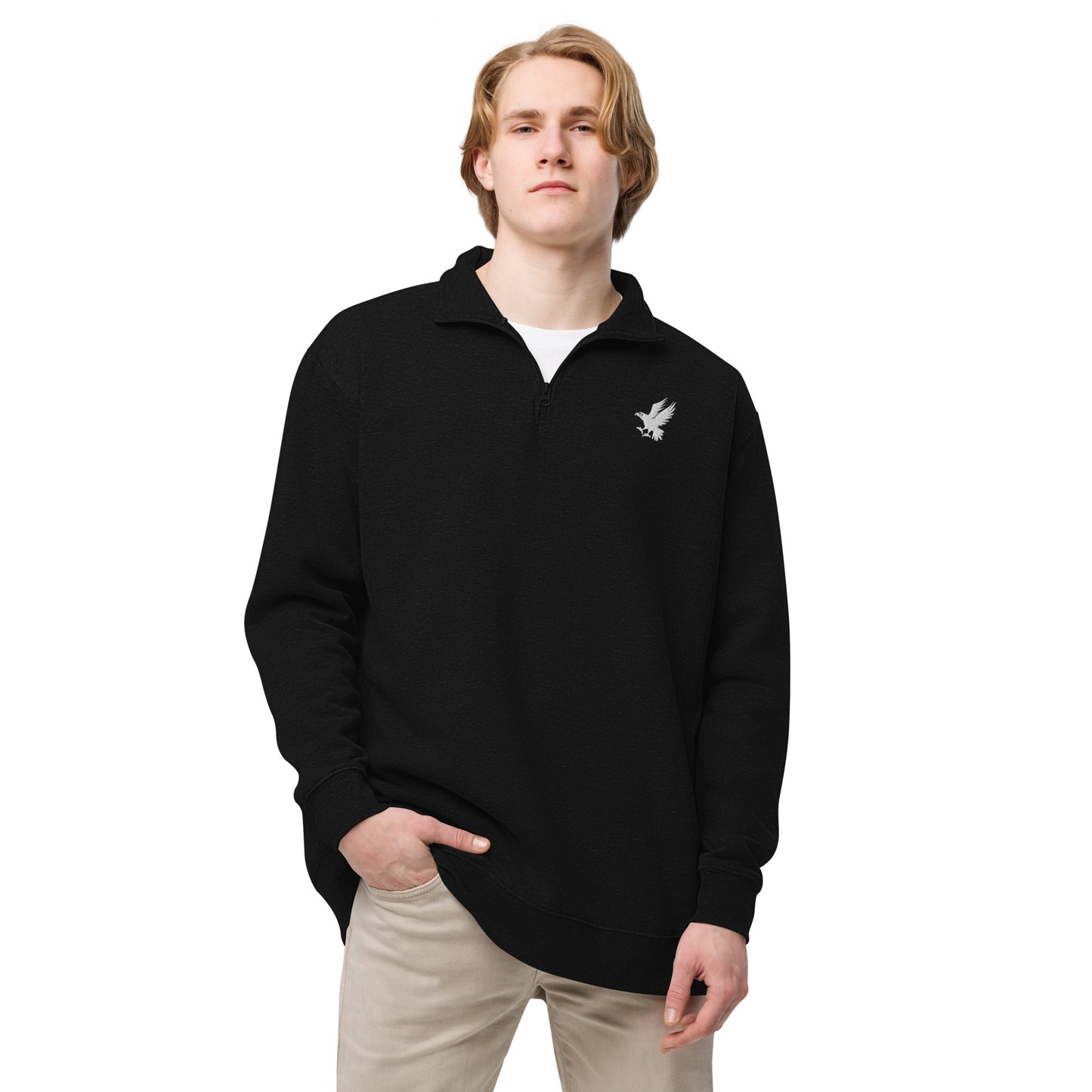 US Eagle Unisex Fleece Zip Pullover