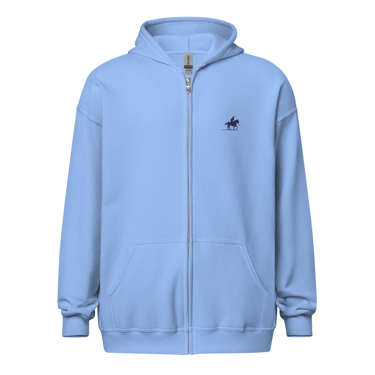 Polo Player Men/Unisex Heavy Blend Zip Hoodie