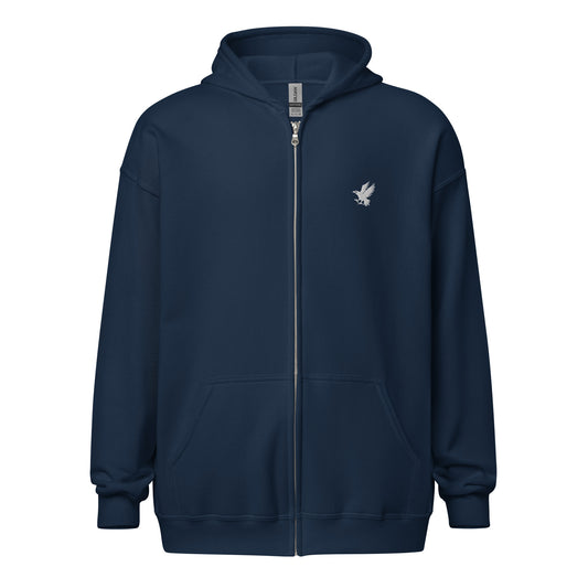 US Eagle Fleece Zip Hoodie