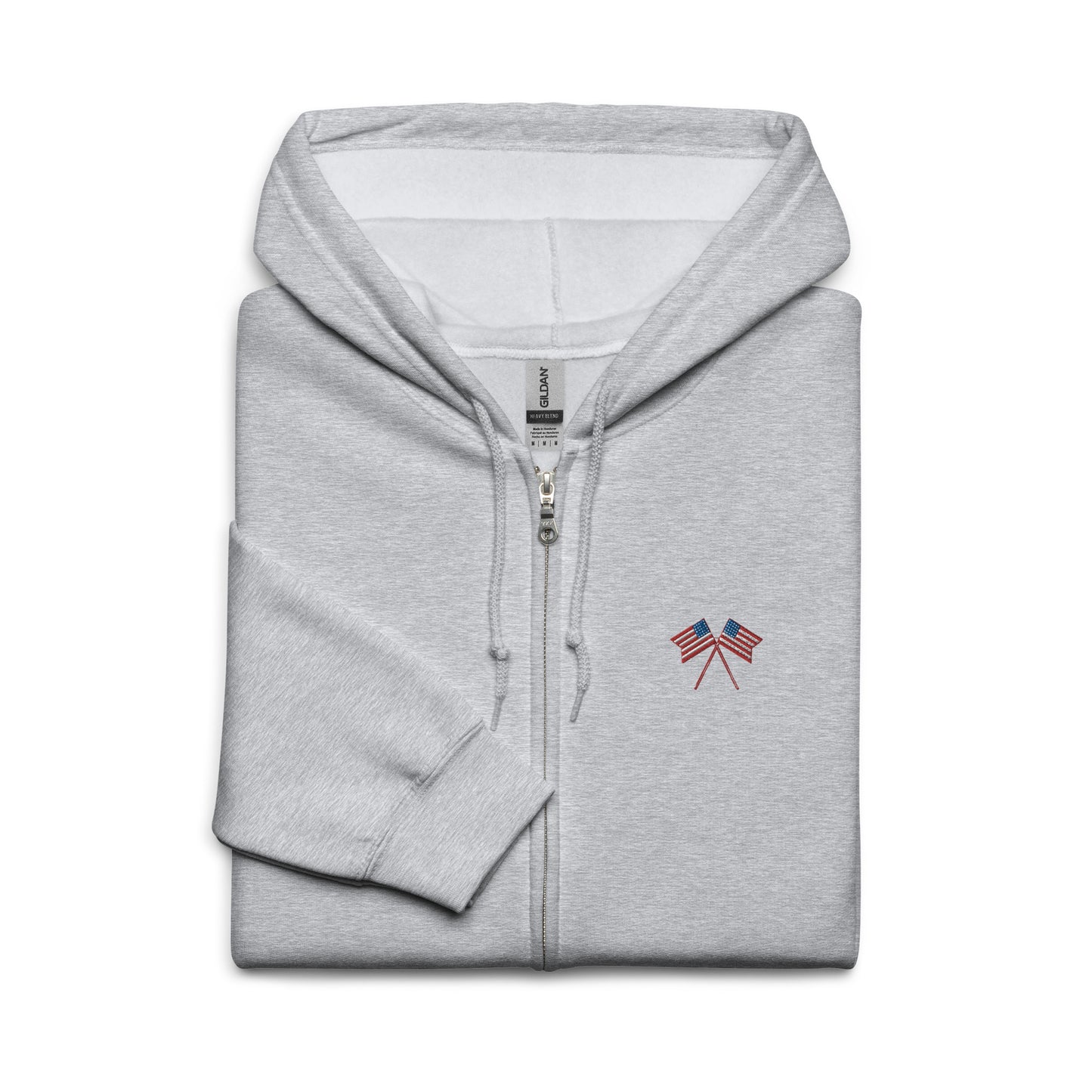 American Flag Fleece Full-Zip Hoodie