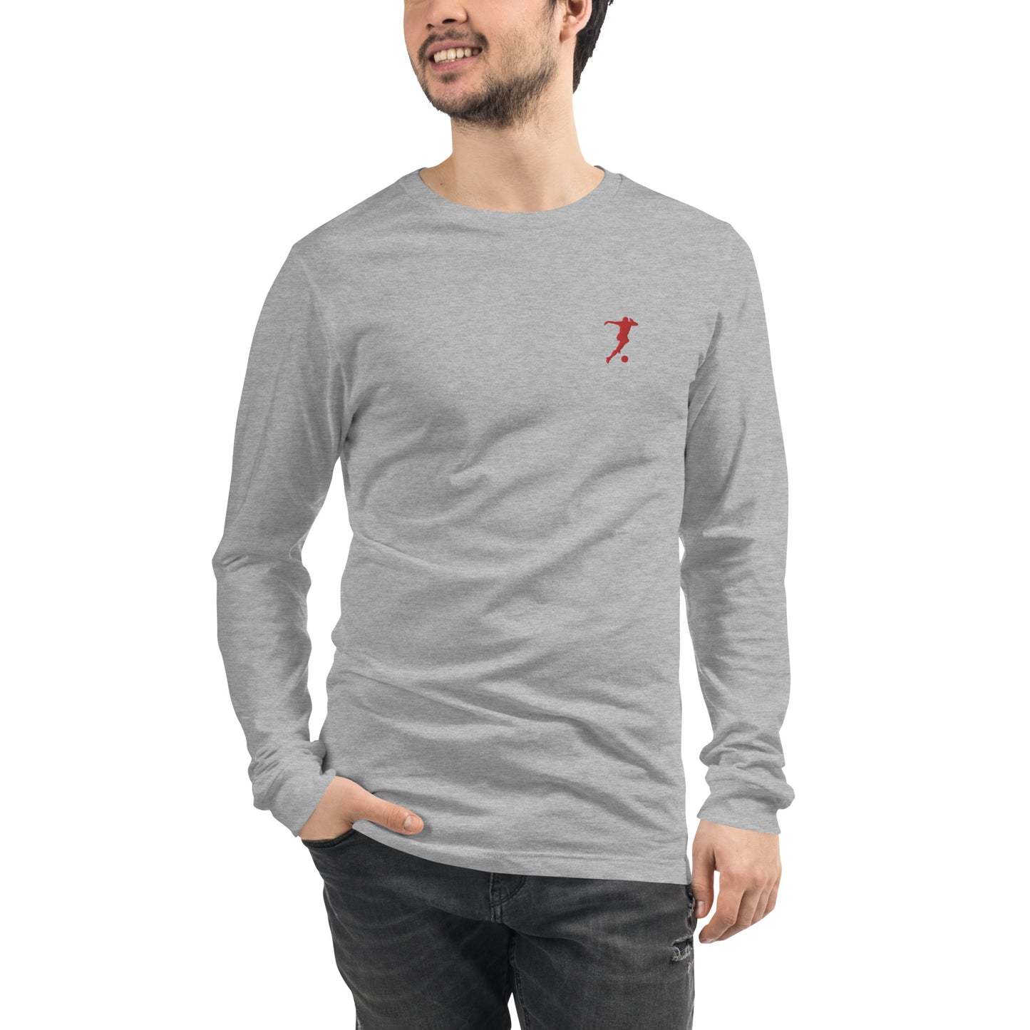 Soccer Player Unisex Long Sleeve Tee