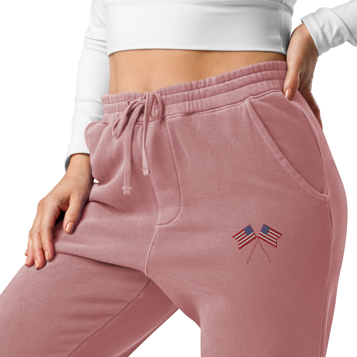 Logo Pigment-Dyed Sweatpants