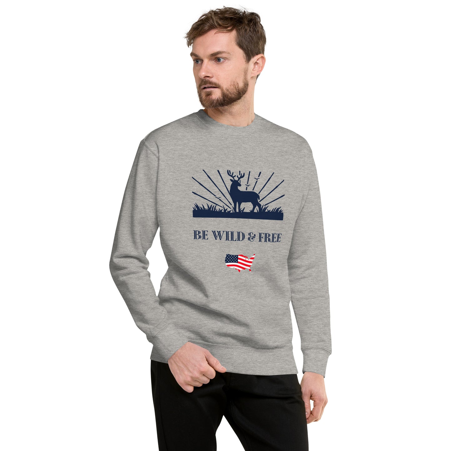 Be Wild & Free Unisex Premium Sweatshirt